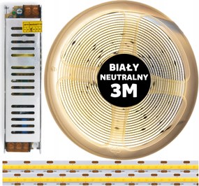 3M Led szalag szett Cob 480 dióda 4000K semleges fehér 24V 10W tápegység