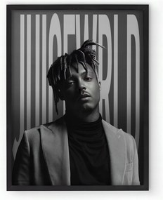 Juice Wrld keretes poszter Nappaliba 20x30 cm Ajándék ötlet
