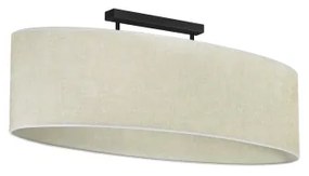 Duolla - Felületre szerelhető csillár OVAL 2xE27/15W/230V szürke