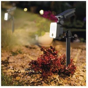 LED Napelemes reflektor mozgásérzékelővel SPILO LED/3,7V 3600mAh 4000K IP54 + távirányító