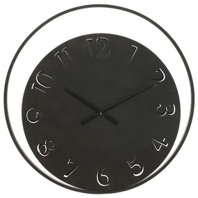 Circle fekete falióra, ⌀ 60 cm - Mauro Ferretti
