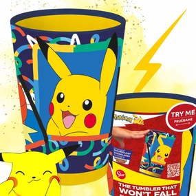 Pikachu Csúszásgátló Bögre Gyerekeknek Pokemon Gyerekeknek 470 ml BPA-mentes