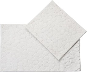 Krémszínű fürdőszobai kilépő szett 2 db-os 60x100 cm Rabbit – Foutastic
