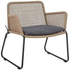 Szürke-bézs kerti fotel Mundo – Bloomingville
