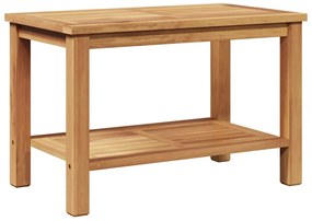 Dohányzóasztal Barna 70 x 40 x 45 cm Tömör tíkfa