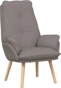 vidaXL karosszék Tópszínű 69 x 74 x 93 cm Szövet és Plywood