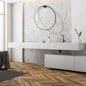 LED fali lámpa SATURNO LED/46W/230V Ø 80 cm IP44 antracit