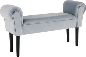 Lóca, Velvet szövet, világosszürke /fekete, BURDA