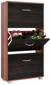 Casaria® Cipős szekrény 115x60x24 cm - barna
