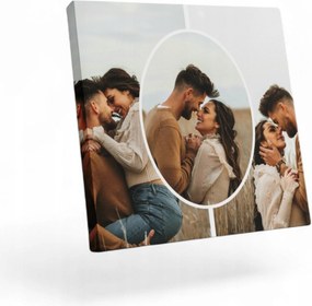 Fotó-vászonkép Az Ön fotója 30x30 Kollázs Varázsló Minta 3 Fotó