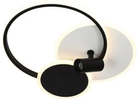 LED Dimmelhető lámpa LED/65W/230V 3000-6500K fehér/fekete + távirányítás