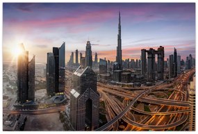 Kép - Dubai panorámája (90x60 cm)