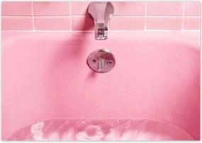 Poszterek 100x70 Női fürdőszoba Fürdőkád