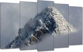 Vászonkép 100x60 Tél Hegy Hó Köd
