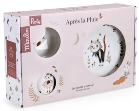 Porcelán gyerek étkészlet 3 db-os Après la Pluie – Moulin Roty
