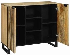 Komód Barna 90 x 33 x 75 cm tömör mangófa