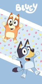 Bluey Color Pop fürdőlepedő, strand törölköző 70x140cm