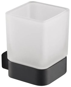 AREZZO design MONO üveg pohár tartó, fekete