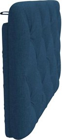 kék szövet fejtámla párna 80 cm