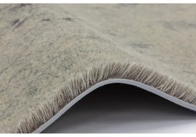 Bézs gyapjú szőnyeg 133x190 cm Calisia Vintage Flora – Agnella