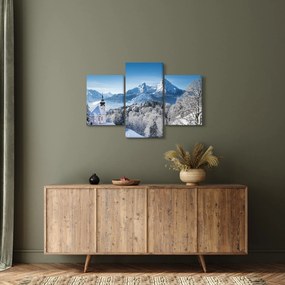 Kép - Egy pillantás a téli tájra (90x60 cm)