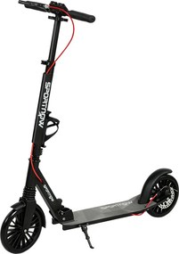 SPORTNOW City Roller, állítható magasságú és összecsukható, ABEC-7 golyóscsapágyakkal, fekete