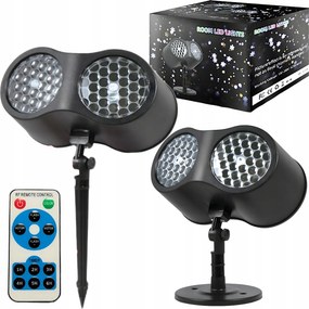 LĂ©zer projektor Led KarĂĄcsonyi vetĂtĆ otthon Reflektor HĂłpehely Pehely