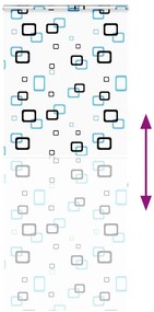 zuhanyzó redőny kazettával 90x240 cm szövet szélessége 86 cm