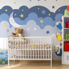 Scandinavian Clouds With Stars And Moon falmatrica - Ambiance