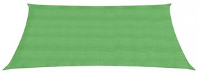 világoszöld HDPE napvitorla 160 g/m² 2,5 x 3,5 m