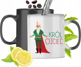 Mágikus Bögre Apukáknak Színváltós Nyomtatott Fotóval