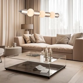 LED Csillár zsinóron CARO LED/42W/230V króm