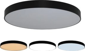 LED mennyezeti lámpatest LED/200W/230V 3000/4000/6500K átm. 100 cm fekete