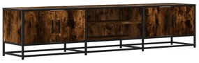füstös tölgy színű szerelt fa TV-szekrény 180 x 35 x 41 cm