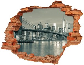 3d fali matrica lyuk a falban Manhattan new york city nd-c-119217703
