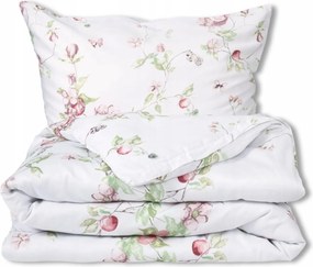 Szatén ágyneműhuzat 220x200 Exclusive Levelek és virágok Tavasz