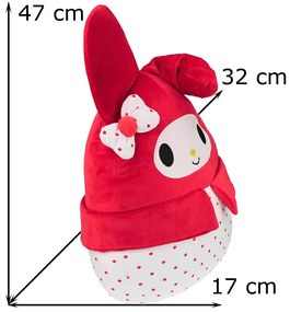 Squish My Melody párna, 32 x 17 x 47 cm