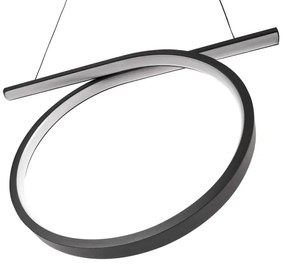 LED csillár kábelen ODETTA LED/30W/230V 4000K fekete