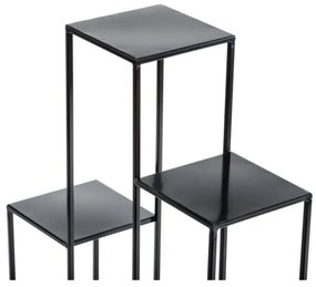 Virágállvány 80x60 cm fekete