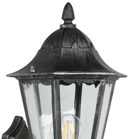 Eglo 93458 - Kültéri Fali láma érzékelővel NAVEDO 1xE27/60W/230V