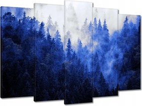 Vászonkép 70x50 Kék táj Hegyek