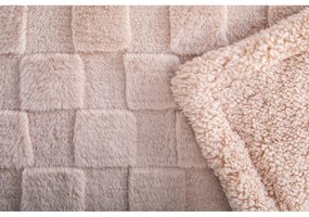 Barna mikroplüss takaró 150x200 cm Rava – Tiseco Home Studio