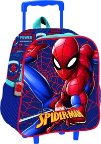 Pókember Great Power gurulós ovis 3D hátizsák, táska 32 cm