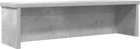vidaXL konyhai állvány rakodható beton szürke 60x15x16 cm Gépelt fa