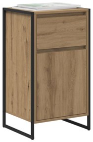 Széf fiókkal Művészi tölgy 81 x 36 x 150.5 cm Faanyag