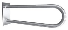 Támasztó fogantyú 10x25 cm rozsdamentes/ezüst