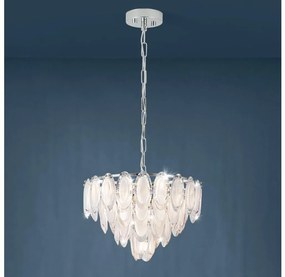 Eglo 39721 - Csillár láncon CARVARIO 7xE14/40W/230V