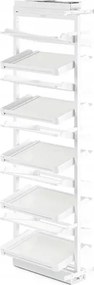 Kihúzható Kosár Szekrény Cipőspolc Symphony 10P Fehér P1 WB-681 L-500