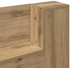 Fejtámla polcokkal Artisan tölgy 200 x 15 x 103,5 cm Faanyag