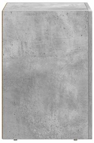 vidaXL Éjjeli asztal Beton Szürke 29.5 x 35 x 50 cm Faanyag